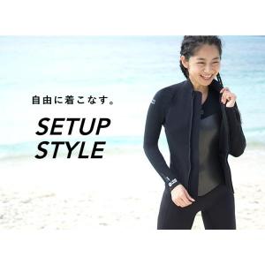 ヘレイワホ ウエットスーツ ロングジョン レデ...の詳細画像5