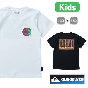QUIKSILVER クイックシルバー ラッシュガード サーフィン キッズ 子ども 男の子 ジュニア 子供 速乾 ストレッチ UPF50+ 半袖 Tシャツの商品画像