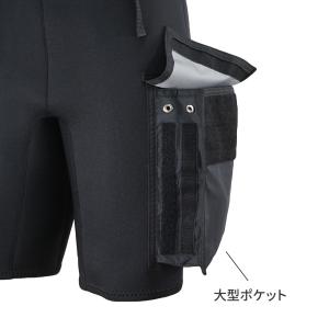 アポロ ポケットパンツ ダイビング ウェットス...の詳細画像4