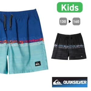 QUIKSILVER クイックシルバー ボードショーツ サーフパンツ サーフショーツ 水着 サーフィン キッズ 子ども 男の子 ジュニア 子供 14インチ｜aqrosnetshop