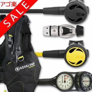 ダイビング 重器材 セット BCD レギュレーター オクトパス ゲージ 【WAVE-Hreg2Flx-Hoct2-Hmfx2】