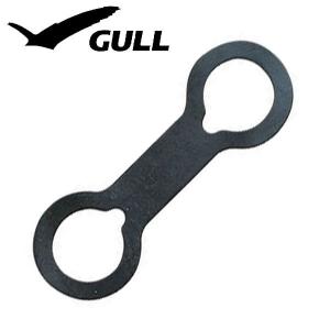 【スノーケル用補修パーツ】GULL/ガル スノーケルパイプ止め【ブラックラバー】KS-3901[81009055]｜aqrosnetshop