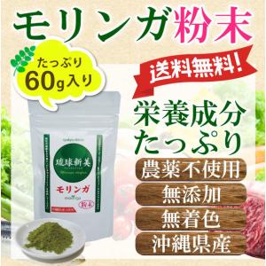 ヒルナンデス 送料無料 抹茶 青汁 モリンガ粉末 60ｇ 沖縄 モリンガパウダー 琉球新美茶