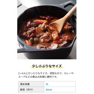 鍋 両手鍋 ティファール 20cm 鋳物 深型...の詳細画像5