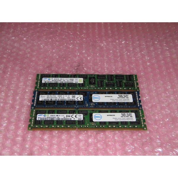 DELL PowerEdge R320用 中古メモリー PC3L-10600R 24GB(8GB×3...