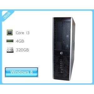 Windows8.1 Pro 64bit HP Compaq Pro 6300 SF (D0Q86PA#ABJ) Core i3-3220 3.3GHz 4GB 320GB DVD-ROM 中古パソコン デスクトップ 本体のみ 中古PC｜aqua-light