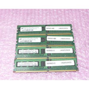 中古メモリー PC2-3200R 2GB(512MB×4枚) NEC Express5800/120Rh-2取外し品