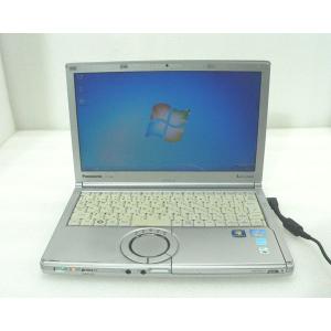 ノートパソコン Windows7 Panasonic Let'sNote CF-SX2 Core i5-3320M 2.6GHz メモリ 4GB HDD 500GB 12.1インチ ACアダプタ無し