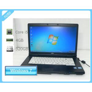 ノートパソコン Windows7 Pro 32bit 富士通 LIFEBOOK A572/F (FMVNA7HE) Core i5-3320M 2.6GHz メモリ 4GB HDD 320GB(SATA) DVD-ROM 難あり(キー外れ)｜aqua-light