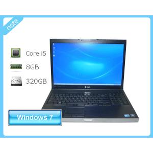 Windows7 Pro 64bit(英語版) DELL PRECISION M6500 Core i5-M560 2.66GHz 8GB 320GB×2(SATA) 17インチ Quadro FX2800M 英語キーボード アダプタ欠品
