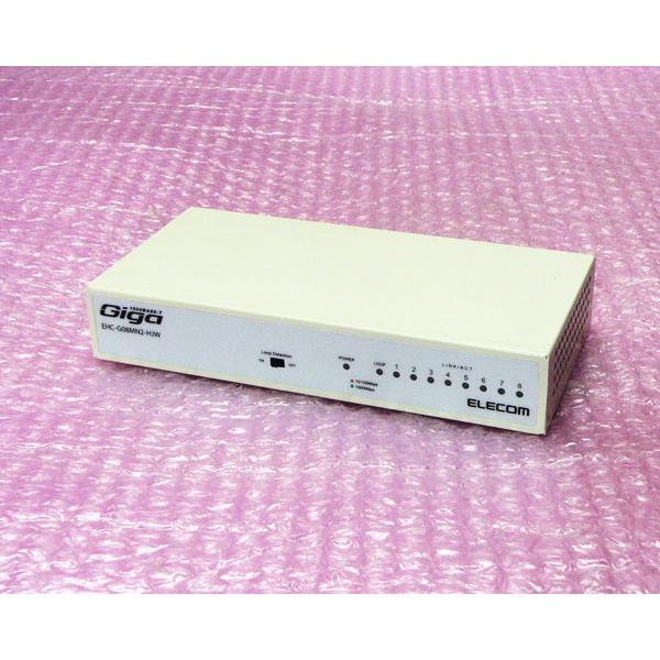 ELECOM 1000BASE-T対応 8ポートスイッチングハブ EHC-G08MN2-HJW