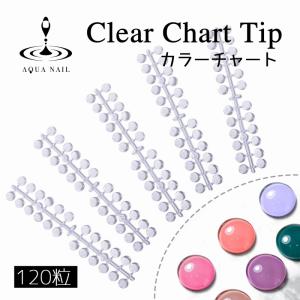 カラーチャート 丸 ラウンド24×5本 ジェルネイル スカルプ