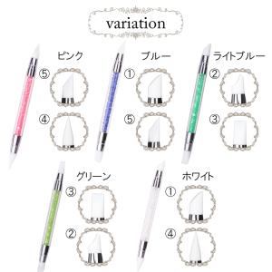 50%off シリコンブラシ ジェルネイル デ...の詳細画像3