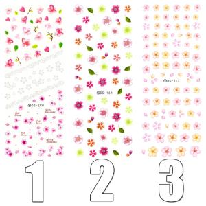 ウォーターネイルシール 花柄 選べる18種類 極...の商品画像