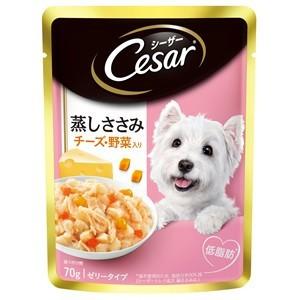 シーザー　蒸しささみ　チーズ・野菜入り　70g 【月間特売】