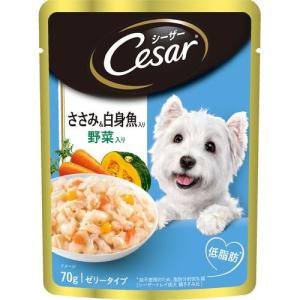 シーザー　ささみ＆白身魚入り　野菜入り　70g 【月間特売】