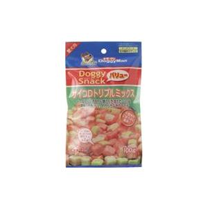 ドギーマン　ドギースナック　バリュー　サイコロトリプルミックス　100g