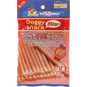 ドギーマン　ドギースナック　バリュー　やわらかササミスティック　80g
