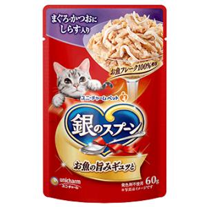 銀のスプーン パウチまぐろ・かつおにしらす入り　60g｜aquabase