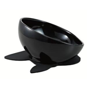 ハリオ　フレンチブル専用フードボウル　BUHIプレ　ブラック　滑り止めシリコンマット付き　ワンプレ　ブヒプレ　フレンチブルドッグ　陶器　食器 ハリオ　フレンチブル専用フードボウル　BUHIプレ　ブラック　滑り止めシリコンマット付き　ワンプレ　ブヒプレ　フレンチブルドッグ　陶器　食器　フードボール　お洒落　シンプル　モダン ＢＵＨＩプレ 80g D056