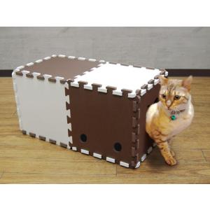 キャティーマン モダンルームスクラッチ タワーダブル ( 1セット