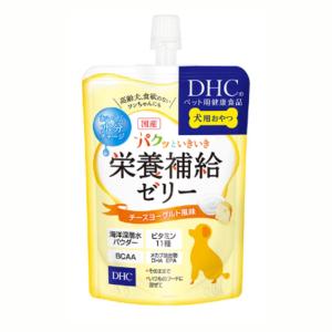 DHC 犬用 国産 パクッといきいき栄養補給ゼリー チーズヨーグルト風味 130g｜aquabase