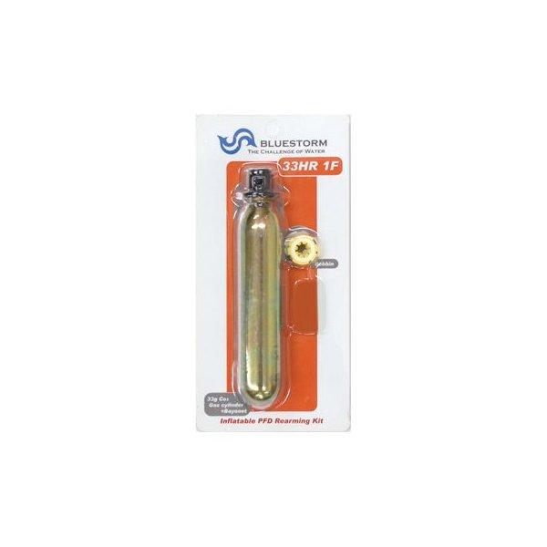 ライフジャケット 交換用ボンベキット33g 33HR-1F BSJ-5210用 釣り 高階救命器具 ...