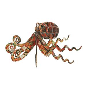 3D立体ペーパーパズル 越前和紙 タコ 知育玩...の詳細画像3