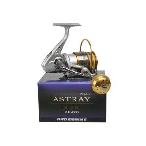スピニングリール Ak4000 アストレイ海上釣堀 Pe4号50m糸付 プロマリン 釣り具 Societyturn