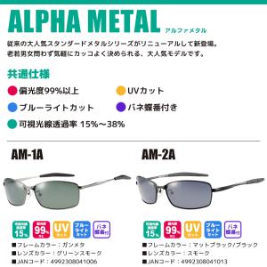 偏光サングラス アルファメタル ALPHA M...の詳細画像1