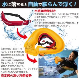 国交省認定品 検定品 アウトドア 釣り 旅行用品 ライフジャケット タイプa 検定品 ライフジャケット ベルト式 高階 Bsj 59rs 自動膨張式 釣り 桜マーク付 ブルーストーム 救命胴衣 Bsj59rs ライフジャケット釣具アクアビーチ 国産正規品