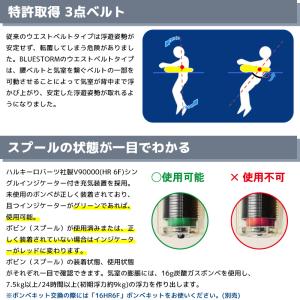 ライフジャケット 自動膨張式 桜マーク付 タイ...の詳細画像4