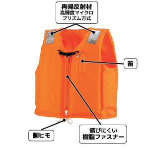 小型船舶用救命胴衣 ライフジャケット オーシャ...の詳細画像2