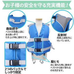 2着セット 簡易ジュニアフローティングベスト ...の詳細画像4