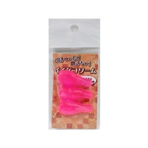 イイダコワーム ピンク　3個入 KMY-1567　釣り具