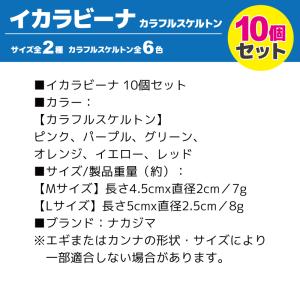 イカラビーナ カラフルスケルトン 10個セット...の詳細画像5