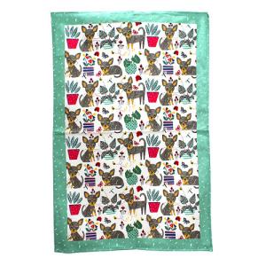 アルスターウィーバーズ コットン ティータオル(キッチンタオル) チワワ ULSTER WEAVERS COTTON TEA TOWEL DANTE THE CHI [13c]