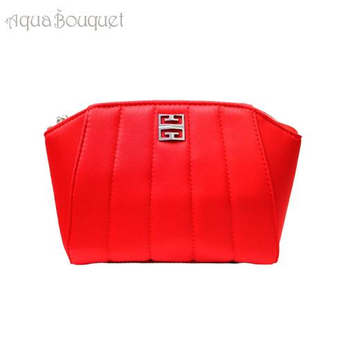 ノベルティ ジバンシィ コスメ アイコニック レッド ポーチ （ステッチデザイン） GIVENCHY...