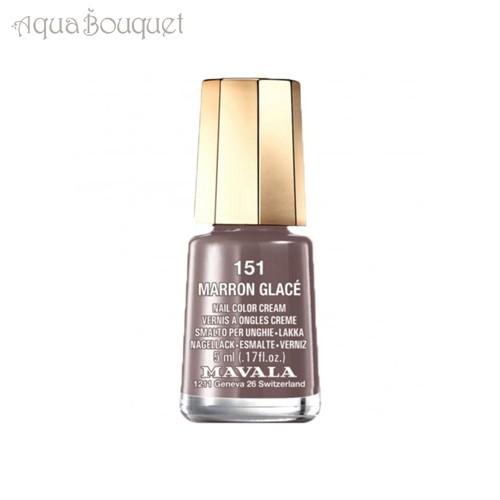 マヴァラ ミニ カラー ヴェルニ 5ML 151 MARRON GLACE MAVALA MINI ...