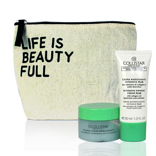 コリスター ボディクリーム30ml＆ボディスクラブ 70g（コットン ポーチ付き） COLLISTA...