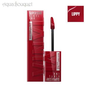 メイベリン ニューヨーク SP ステイ ヴィニル インク 4.2ml ( 10 LIPPY ) リップ 口紅 落ちにくい 赤 MAYBELLINE SUPERSTAY VINY INK｜aquabouquet