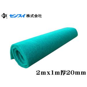 2m-2m-厚み20cm安全マット グリーンマット 厚20mm 2mx1m 2枚セット : アクアクラフト - 通販