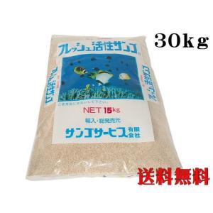 フレッシュ活性サンゴ 珊瑚砂ＳＳＳ 30kg サンゴ砂（1袋4,050円）パウダー ろ材　管理120｜aquacraft