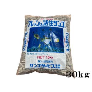 天然サンゴ砂 珊瑚砂 さんご砂 ろ材 海水水槽 ヤドカリ グッピー　20kg 珊瑚砂 L 30kg サンゴ 天然サンゴ 珊瑚 ろ材 レイアウト 淡水魚 海水魚