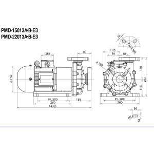 PMD-15013B2Z-E3 三相電機 60...の詳細画像1
