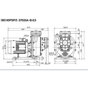 65PSPZ-37033B-E3 三相電機 6...の詳細画像1
