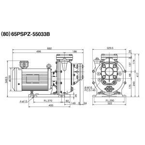 80PSPZ-55033B 三相電機 60Hz...の詳細画像1