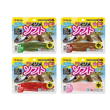 マルキュー　パワーイソメ ソフト　中（Ｍサイズ）ソフトワーム