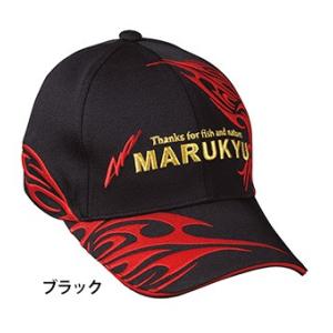 マルキュー　撥水トライバルキャップ01　ブラック