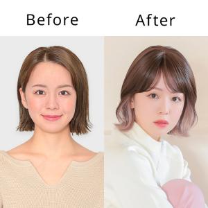 ウィッグ 女性 ショート ボブ 自然 医療用ウ...の詳細画像2